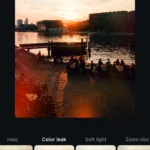 Hiệu ứng Color Leak trên ảnh Instagram, tạo phong cách film cổ điển với tông đỏ vàng nhẹ