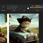 Hình ảnh được tạo và chỉnh sửa bằng tính năng Cocreator trong ứng dụng Paint của Copilot+ AI