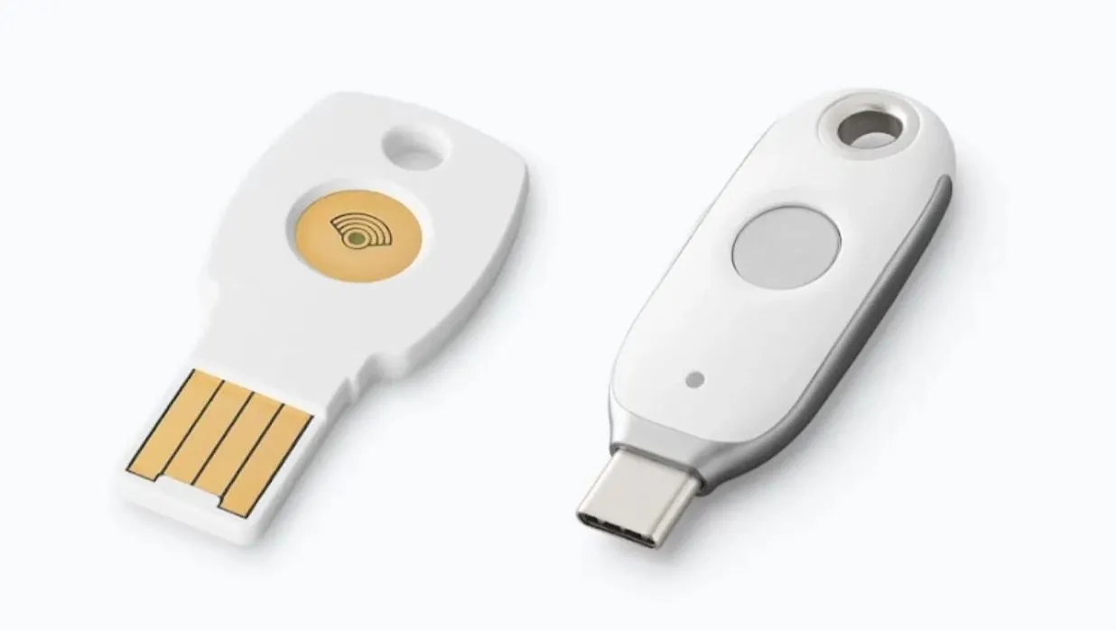 Hình ảnh khóa bảo mật Google Titan