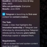 Hướng dẫn cuộc thi "đá xoáy" WhatsApp từ Telegram, chi tiết thể lệ và giải thưởng