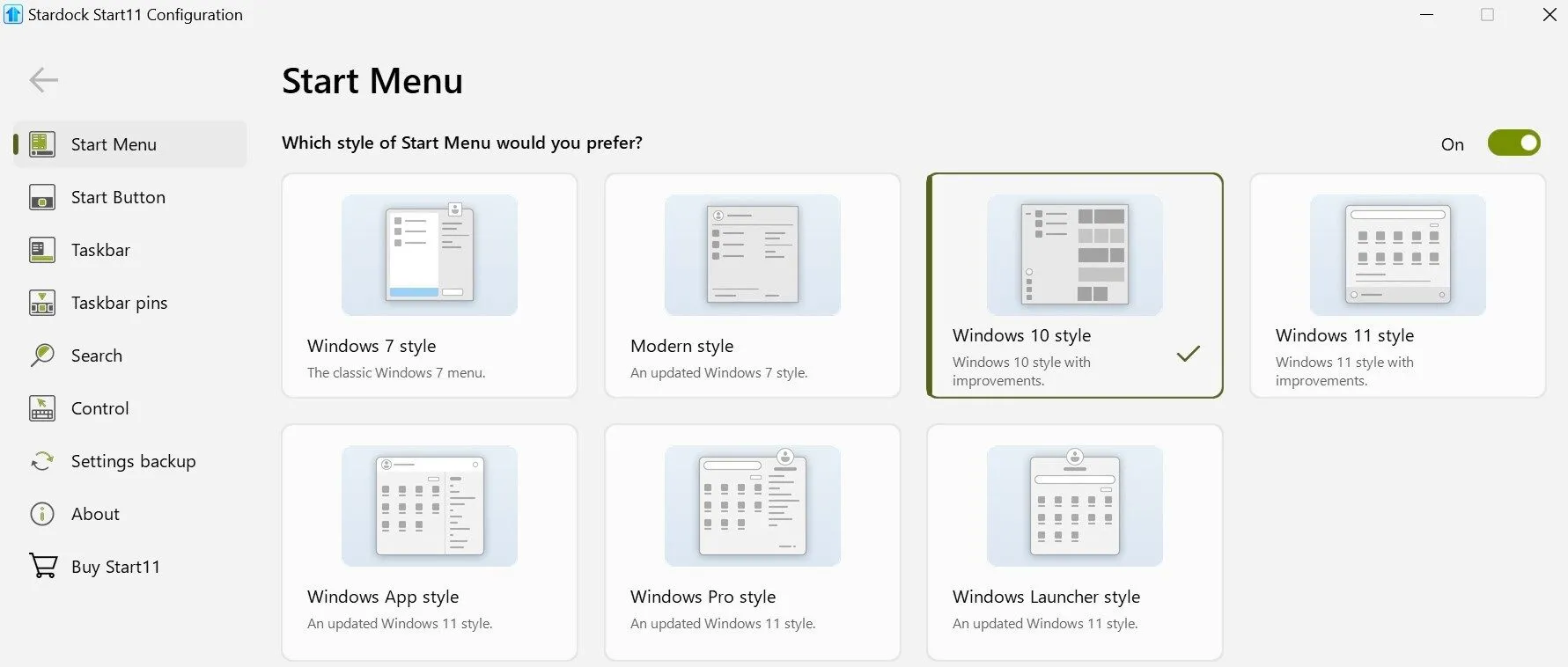 Hướng dẫn thiết lập giao diện Start Menu Windows 10 trên Windows 11 bằng Start11