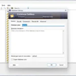 KeePass Database settings dialog