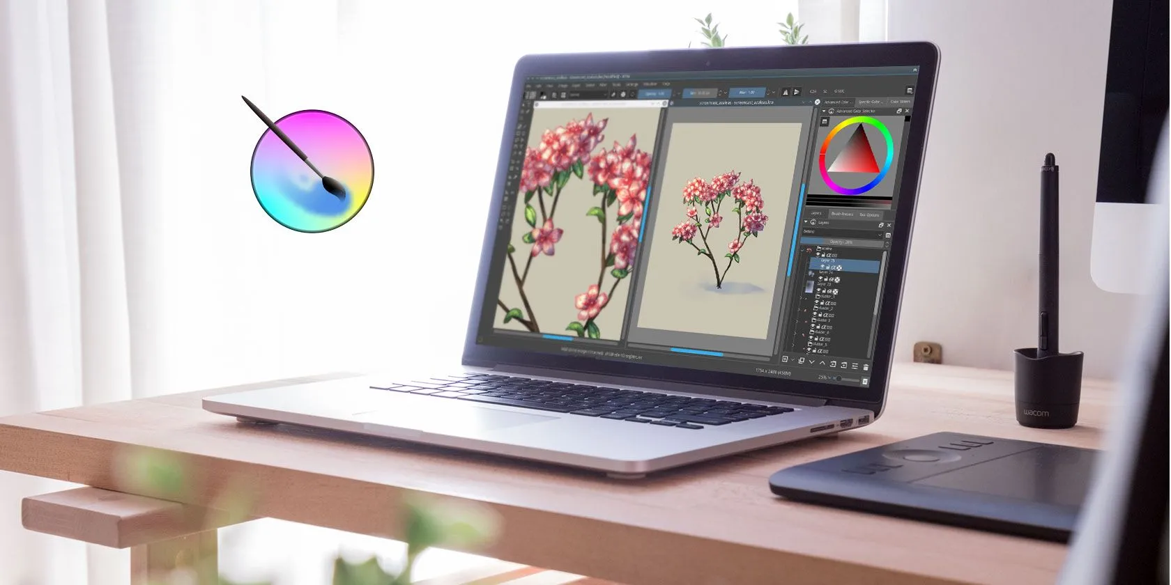Krita và GIMP, hai lựa chọn thay thế miễn phí cho phần mềm Adobe