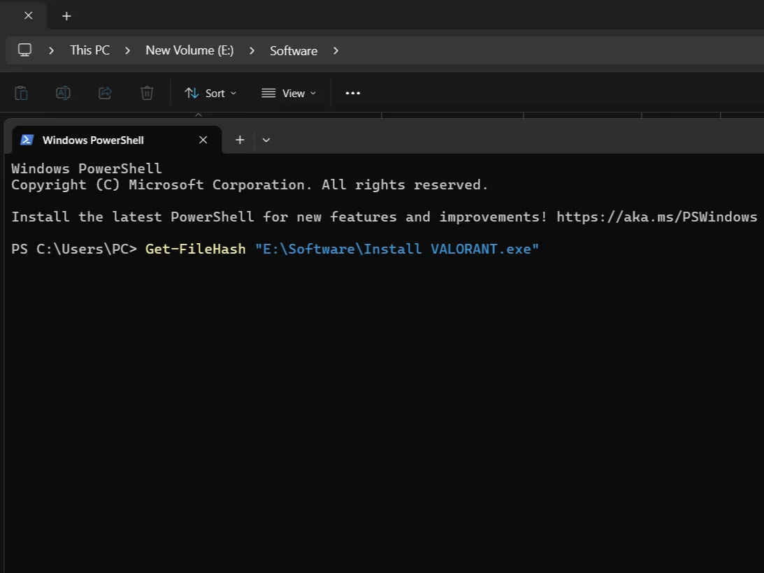 Lệnh Get-FileHash trong Windows PowerShell được sử dụng để tạo hàm băm của một tệp.