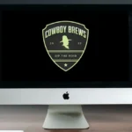 Logo được thiết kế bằng công cụ AI Kittl với các yếu tố văn bản và biểu tượng đơn giản