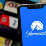logo Paramount+ trên điện thoại thông minh