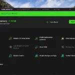 Màn hình tối ưu game trong ứng dụng Razer Cortex