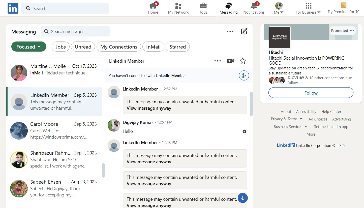 Minh họa chiến thuật gây áp lực tuyển dụng tức thì qua LinkedIn