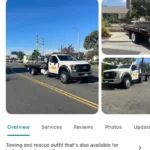 Một ví dụ về doanh nghiệp trên Google Maps với tab Tổng quan đang mở trên thiết bị di động