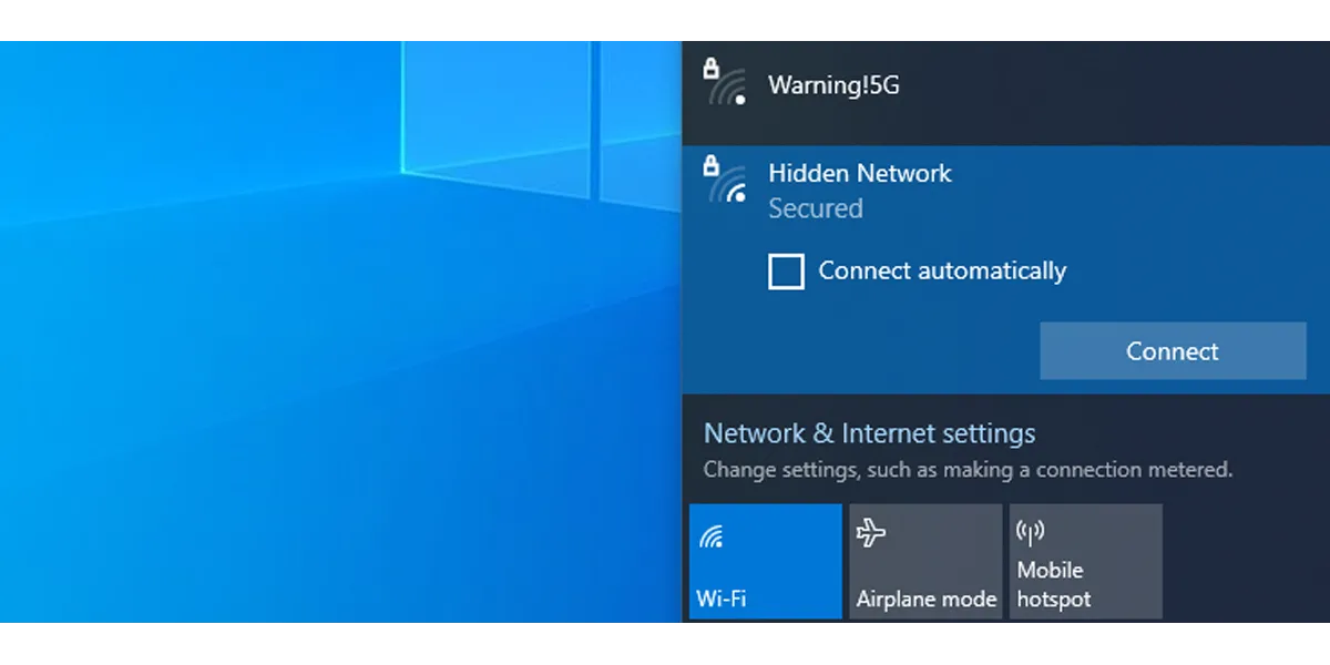 Ngừng tự động kết nối mạng Wi-Fi trên hệ điều hành Windows để bảo vệ dữ liệu cá nhân.