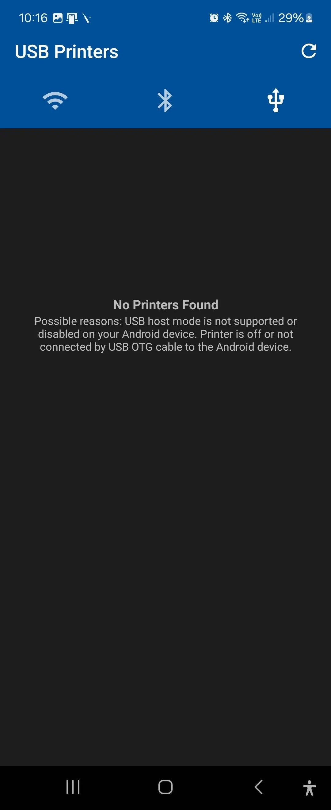NokoPrint giúp bạn in ảnh và tài liệu dễ dàng từ điện thoại Android thông qua kết nối OTG, với giao diện đơn giản và các tùy chọn in đa dạng.