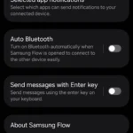 samsung flow settings tren dien thoai galaxy menu thong bao ung dung
