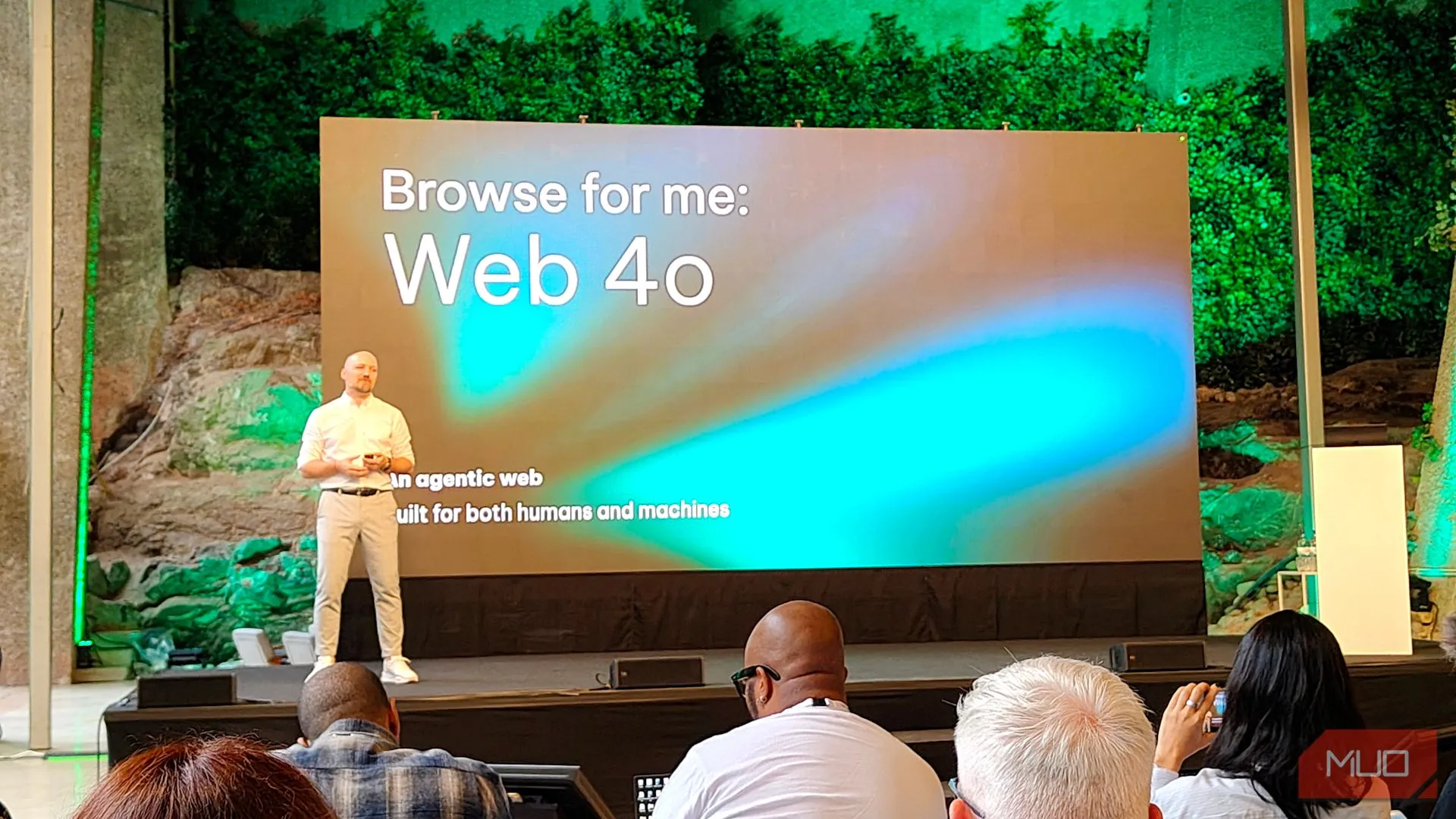 Slide trình bày về Web 4o tại sự kiện Opera Browser Days