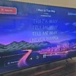 Smart TV hiển thị ứng dụng karaoke Stingray, nơi mã độc có thể chèn pop-up quảng cáo