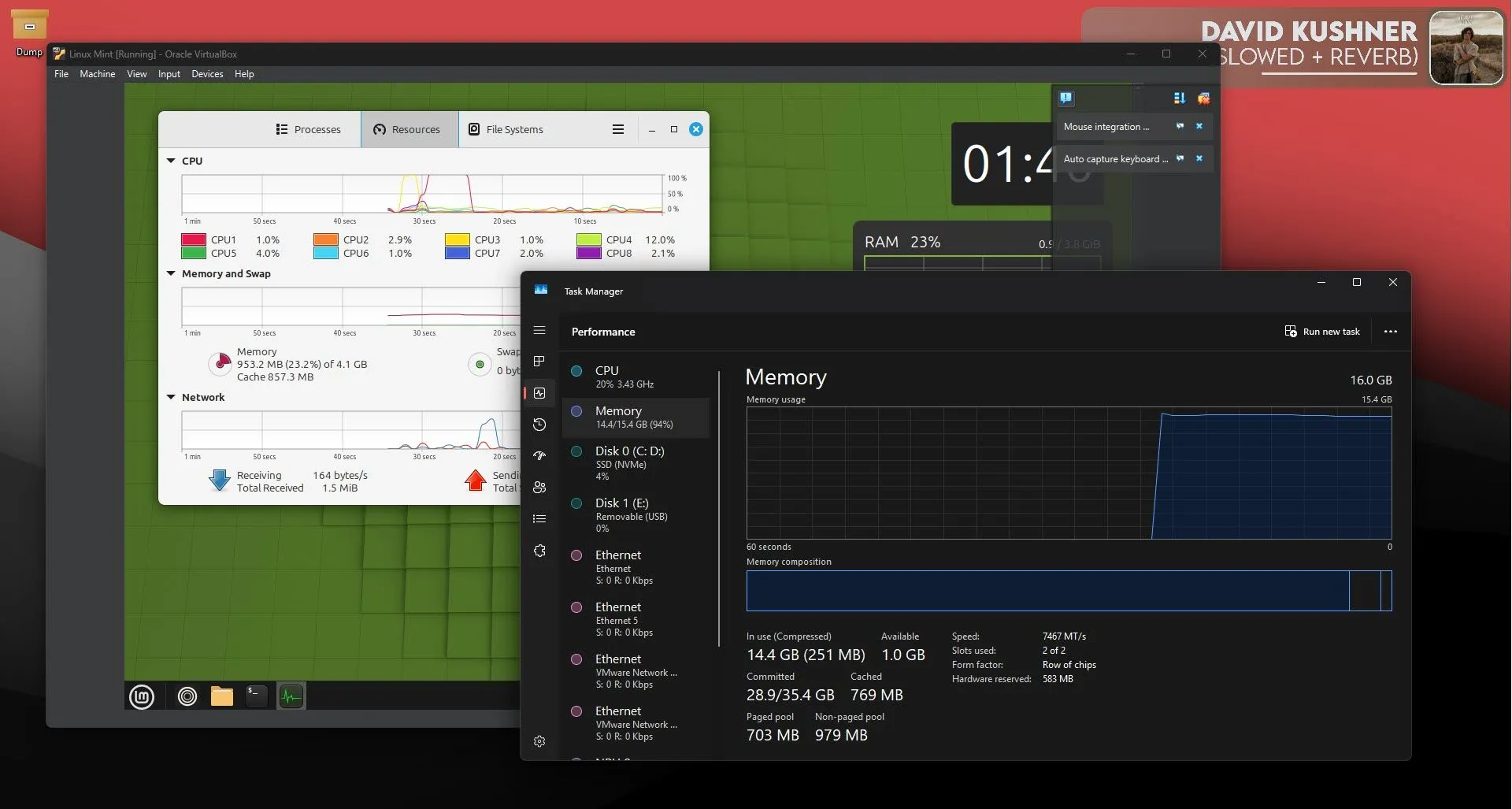 So sánh hiệu năng giữa Linux Mint và Windows