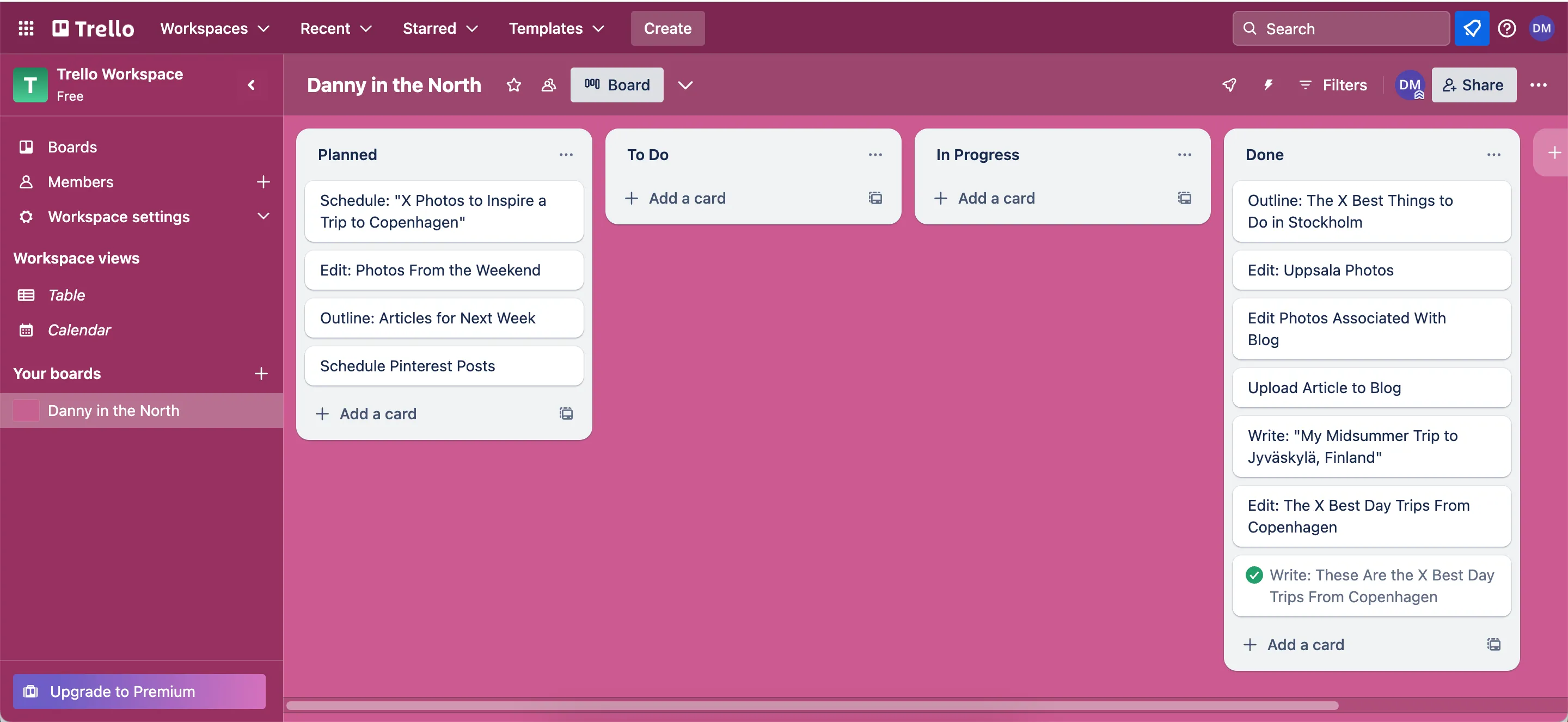Tạo bảng mới trong ứng dụng Trello để quản lý dự án hiệu quả