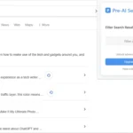 Tắt Pre-AI Search để xem các kết quả tìm kiếm gần đây