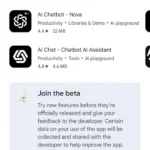Tham gia chương trình beta ChatGPT trên Google Play Store