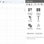 Thanh bên Power Tools trong Google Sheets giúp tối ưu quản lý và xử lý dữ liệu hiệu quả.