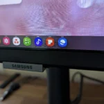 Thanh tác vụ hiển thị trên giao diện Samsung DeX