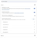 Thêm trang web vào danh sách giữ hoạt động trong cài đặt hiệu suất Chrome