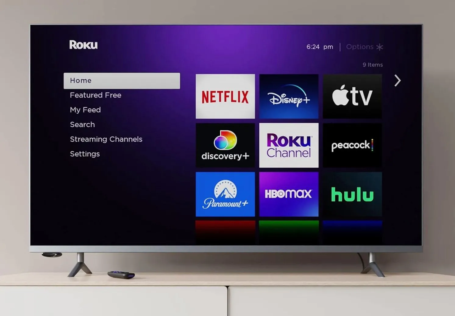 Thiết bị truyền phát Roku Express dạng dongle nhỏ gọn