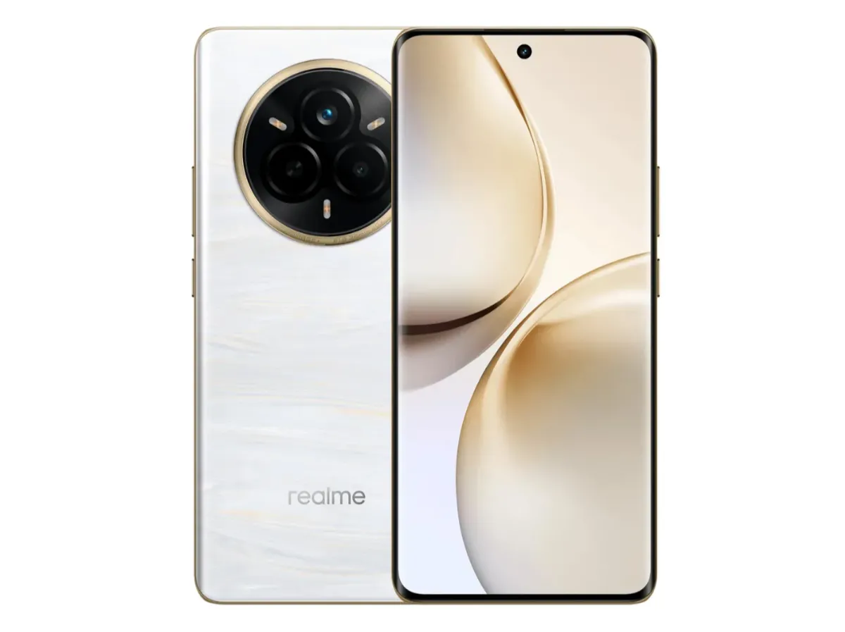 Thiết kế cận cảnh màn hình cong và viền siêu mỏng của Realme 14 Pro Plus