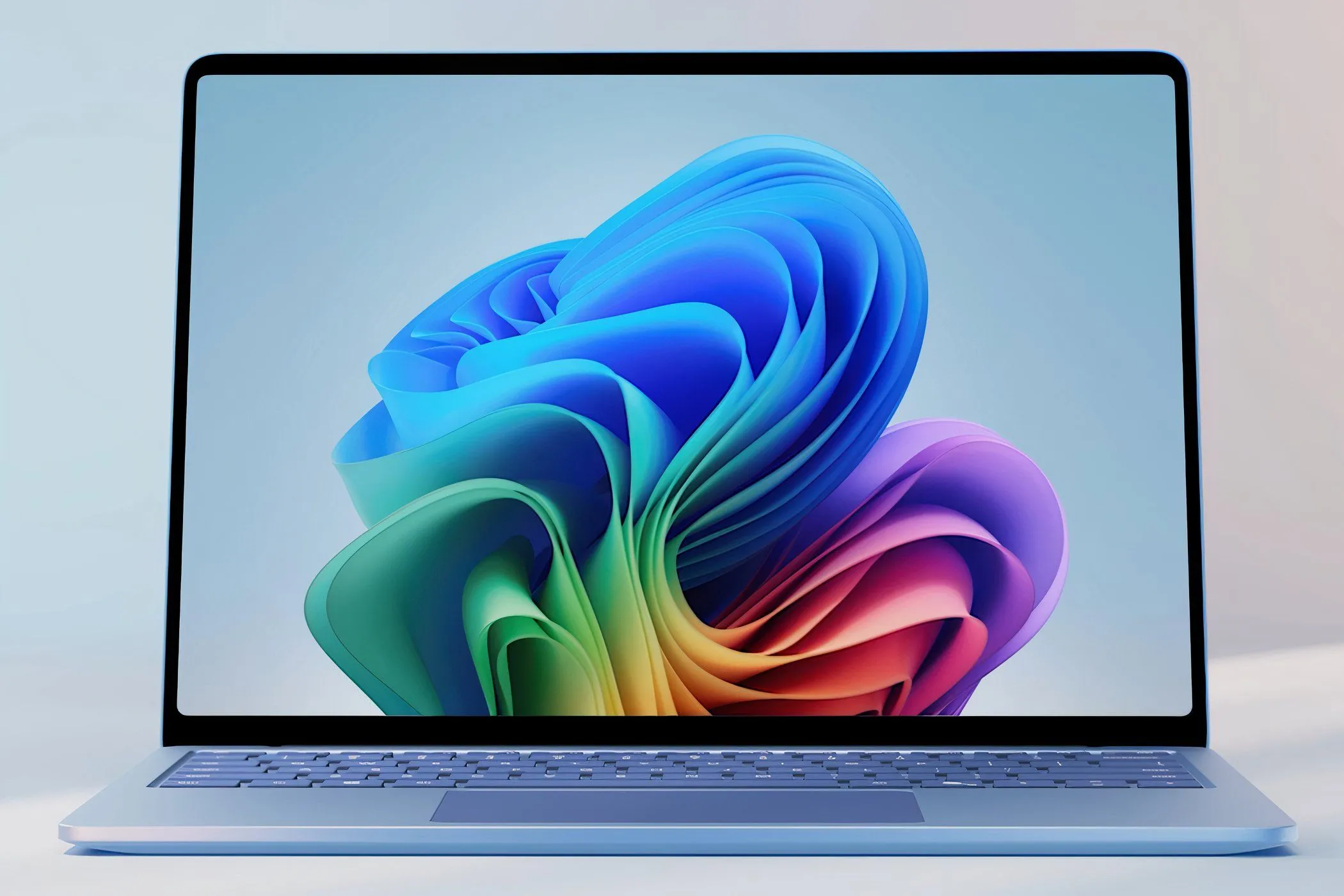Thiết kế mở của Microsoft Surface Laptop 7th Edition màu Platinum
