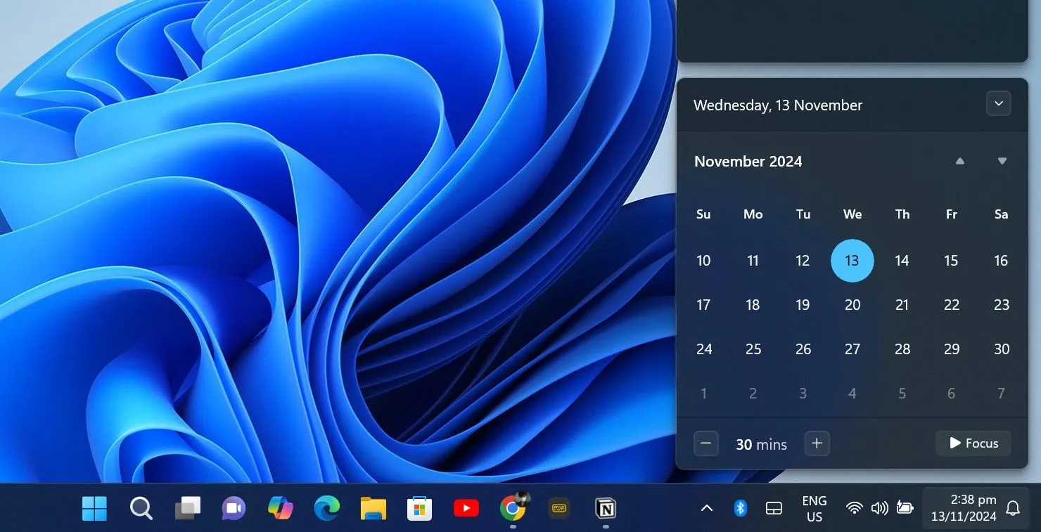 Thiết lập thời gian và ngày cho tính năng Focus Assist trên Windows để quản lý thông báo