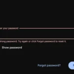 Thông báo lỗi mật khẩu sai khi cố gắng đăng nhập tài khoản Gmail của Google.