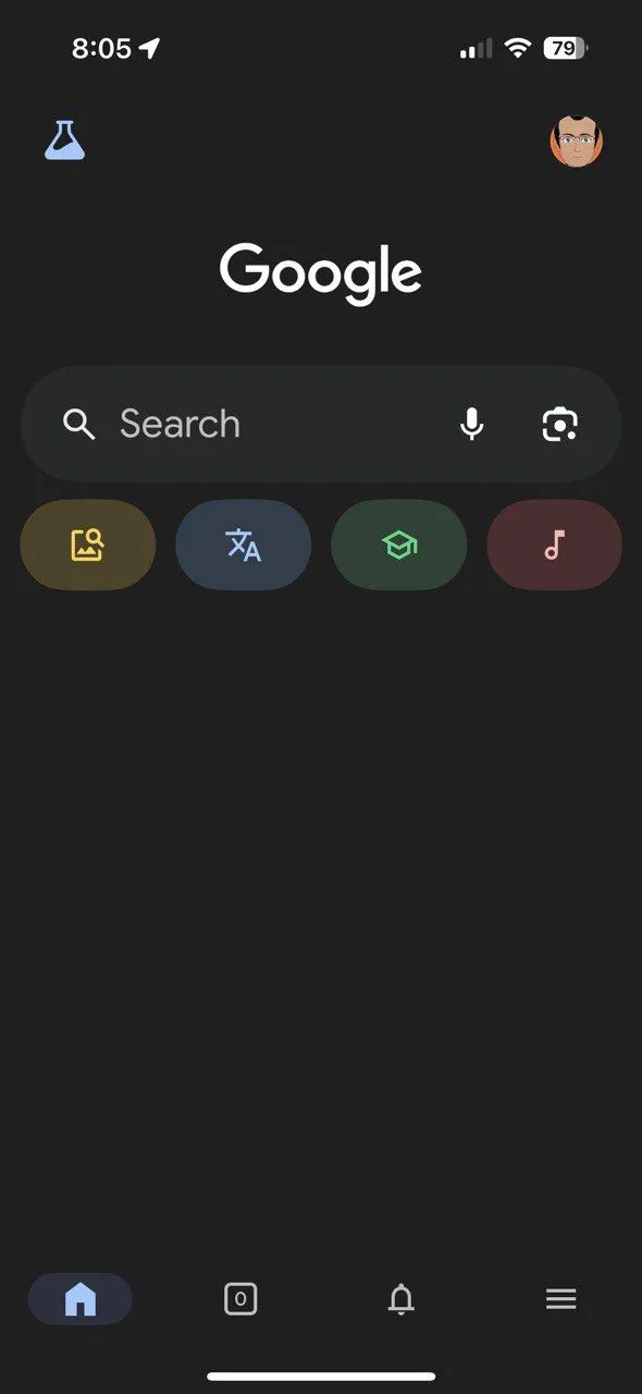 Tính năng nhận diện bài hát trong ứng dụng Google trên iPhone