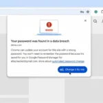 Tính năng tự động thay đổi mật khẩu của Chrome trên giao diện đăng nhập