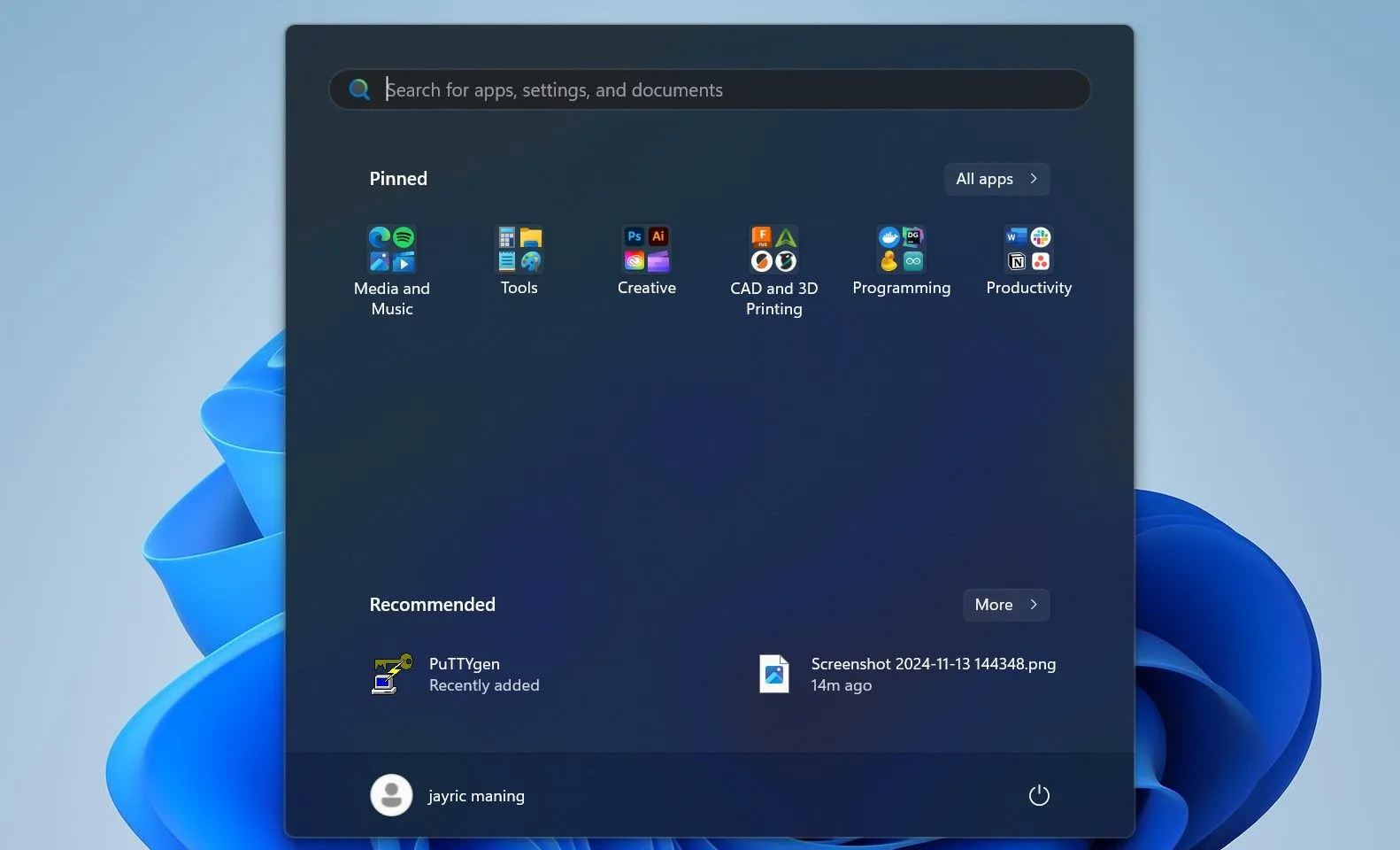 Tổ chức các ứng dụng được sử dụng nhiều nhất trên Start Menu bằng cách ghim và nhóm