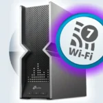 tp link wifi 7 router with wifi 7 logo sticker