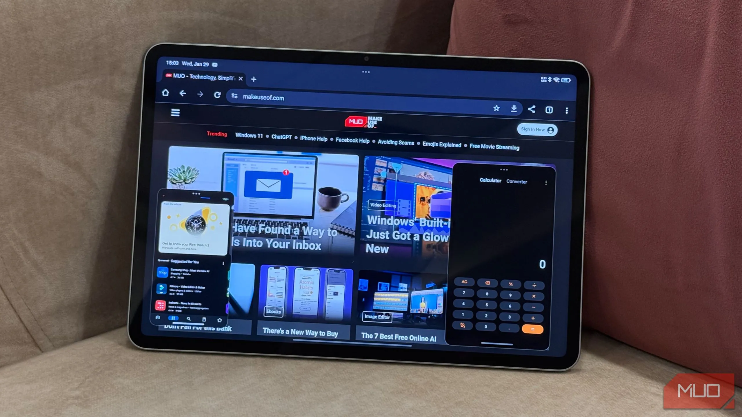 Trải nghiệm đa nhiệm linh hoạt với cửa sổ nổi trên máy tính bảng Android Xiaomi Pad 7