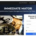 Trang web lừa đảo đầu tư Nomani AI giả mạo Immediate Mator