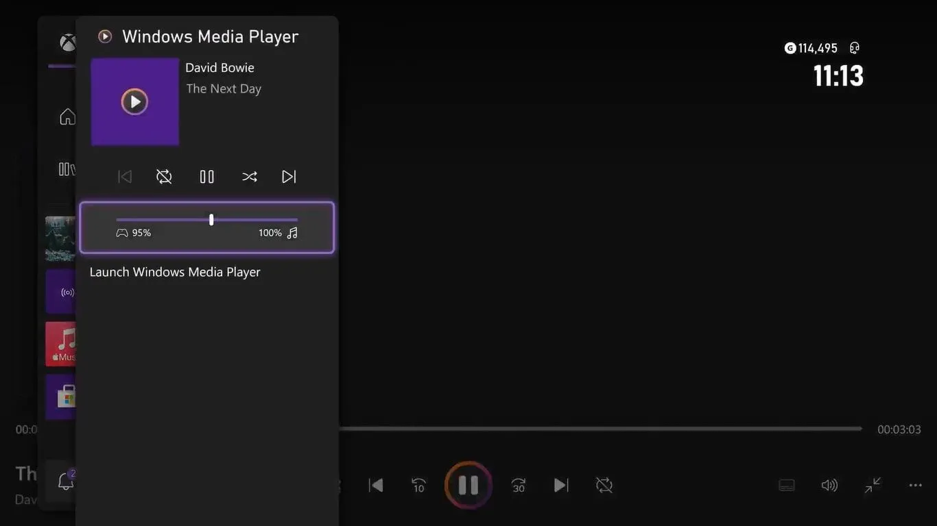 Trình phát media cũ Windows Media Player hiển thị tính năng phát nhạc từ đĩa CD