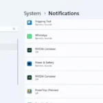 Tùy chỉnh cài đặt thông báo cho ứng dụng cụ thể trên Windows 11