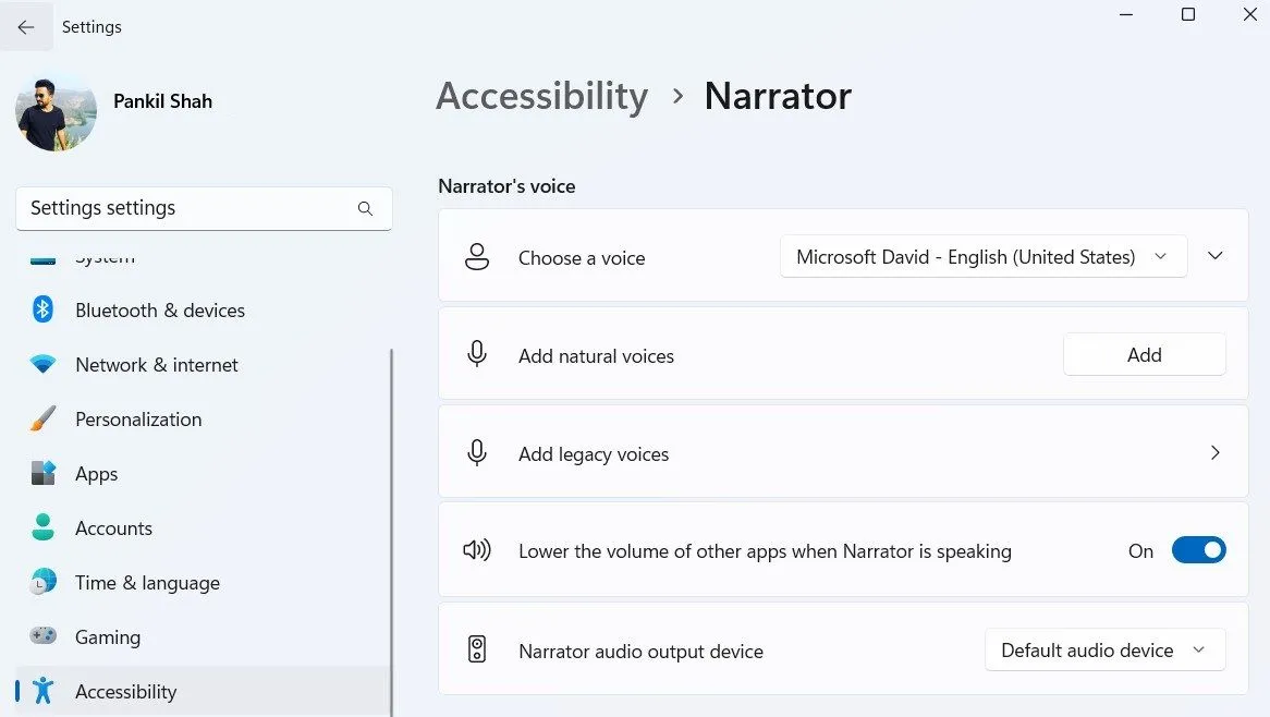 Tùy chỉnh đọc văn bản Narrator trên Windows