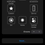 Tùy chỉnh menu AssistiveTouch để thêm tính năng chụp màn hình iPhone