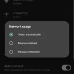 Tùy chỉnh sử dụng mạng đo lường trên Android để tiết kiệm dữ liệu hotspot