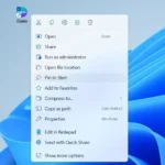 Tùy chọn ghim vào Start menu trong menu ngữ cảnh của Windows.