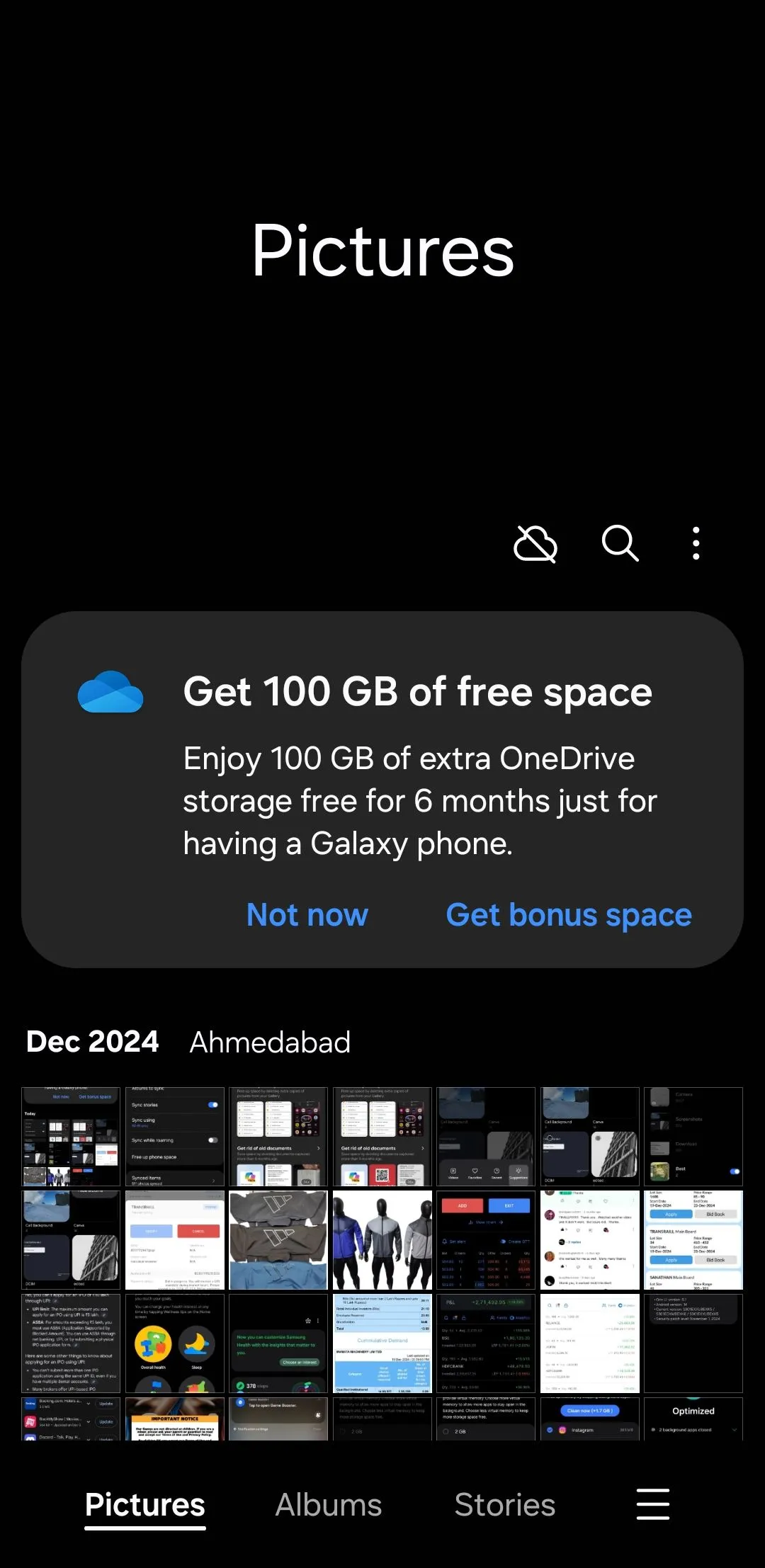 Tùy chọn tích hợp và sao lưu ảnh trực tiếp lên OneDrive trong ứng dụng Samsung Gallery