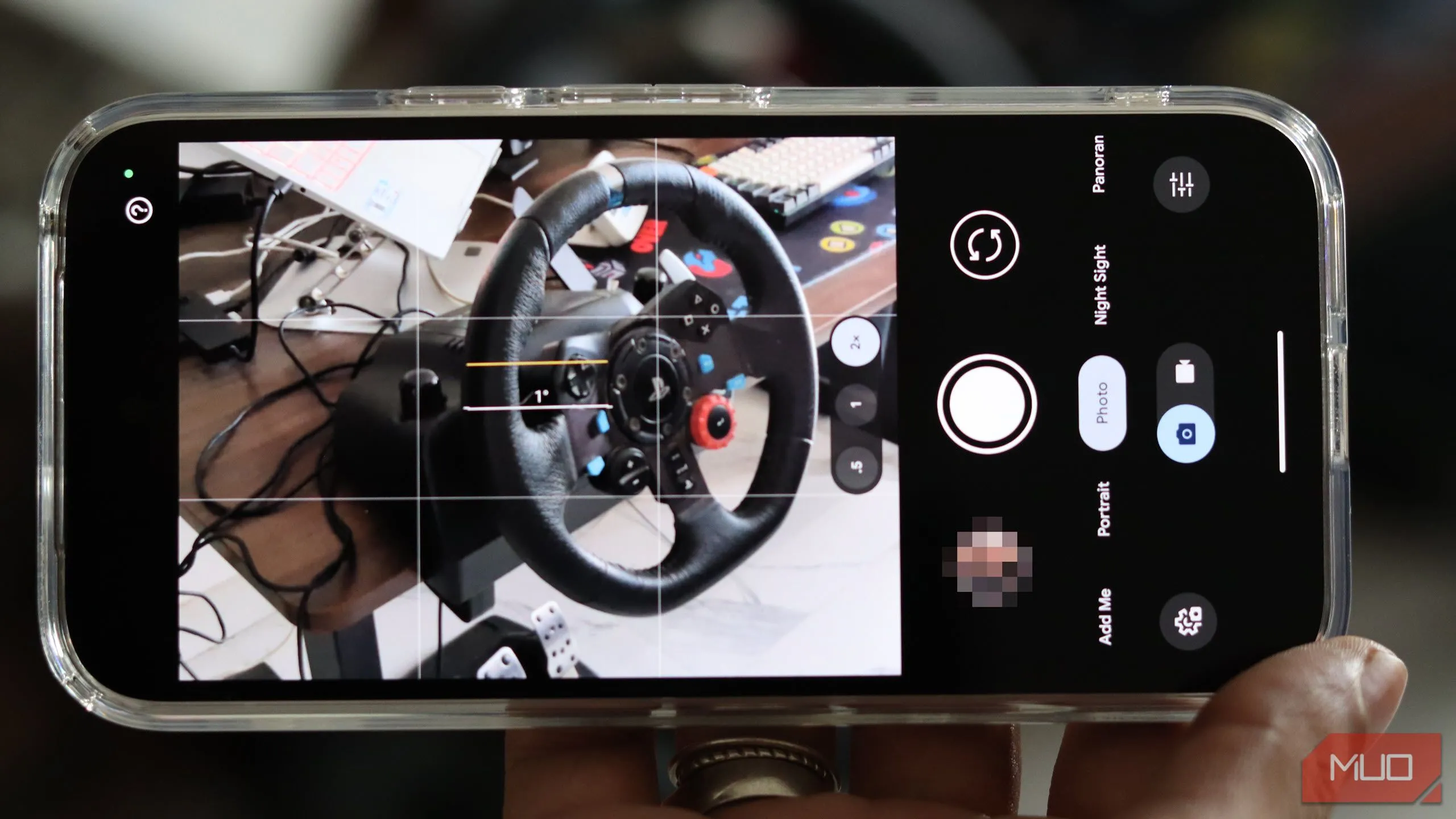 Ứng dụng Google Camera mở trên Pixel 9a