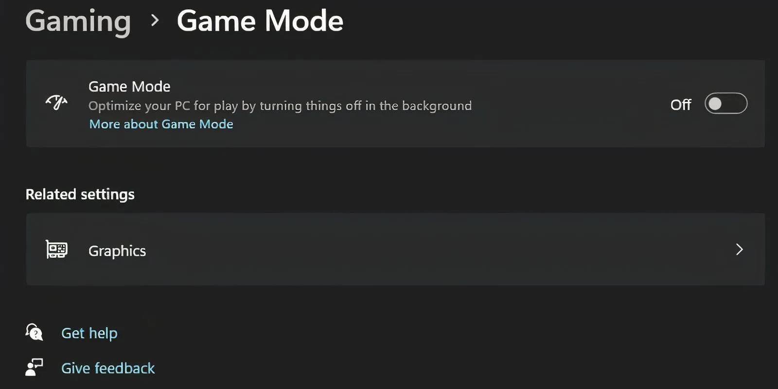 Vô hiệu hóa Game Mode trong ứng dụng Cài đặt Windows để cải thiện độ phản hồi của bàn phím