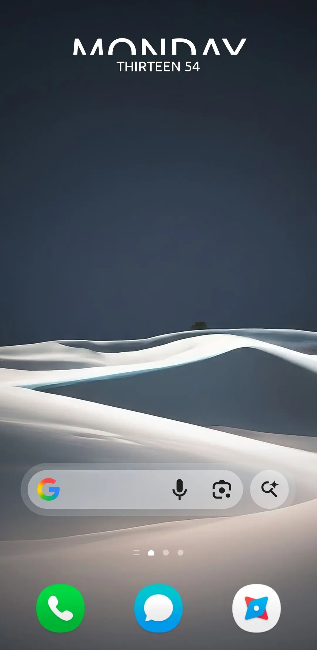 Widget tùy chỉnh được tạo bằng KWGT trên màn hình Samsung