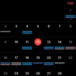 Xem tổng quan lịch trình tháng dễ dàng với tính năng phóng to thu nhỏ trên Lịch Apple iOS 18